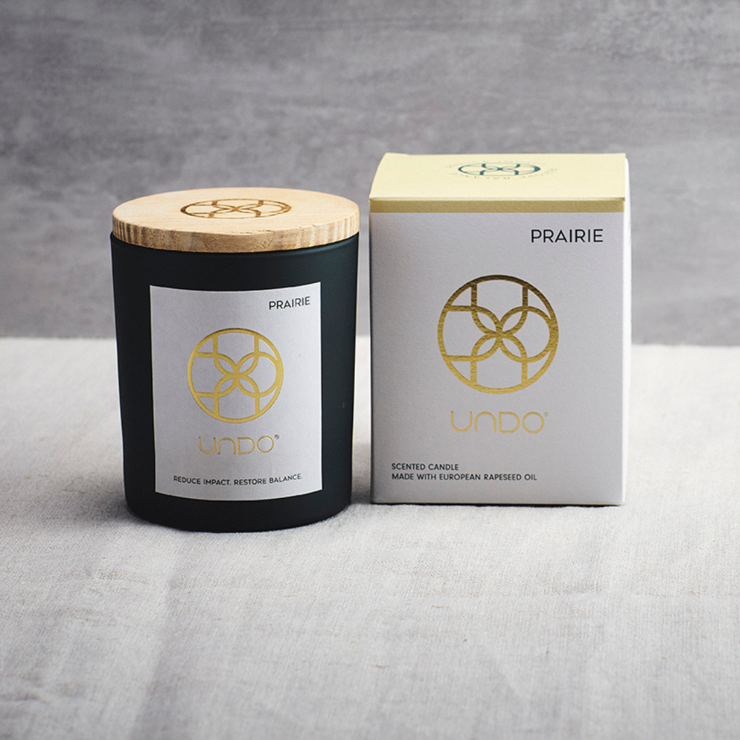 Natural Wax sustainable hand poured candle UK